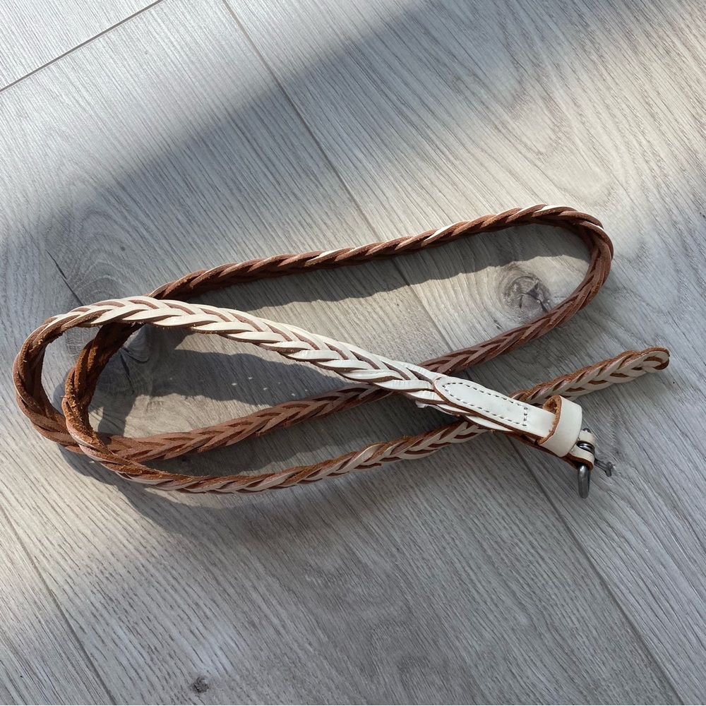 AEO Braided Leather Belt (42” Long)